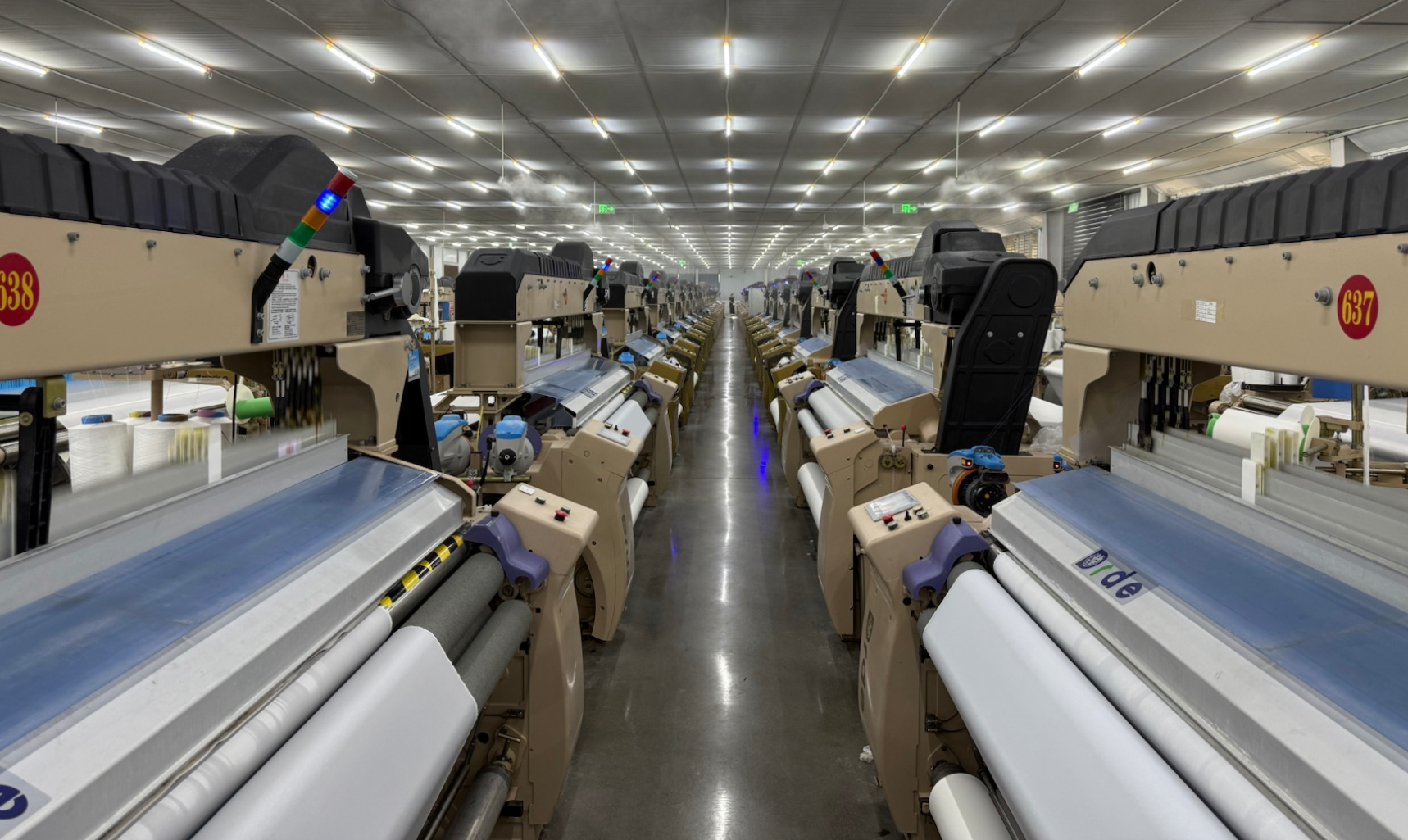 羽帆科技为河南淮滨喷水织机部署MES系统，以精准数据与专业服务驱动生产升级